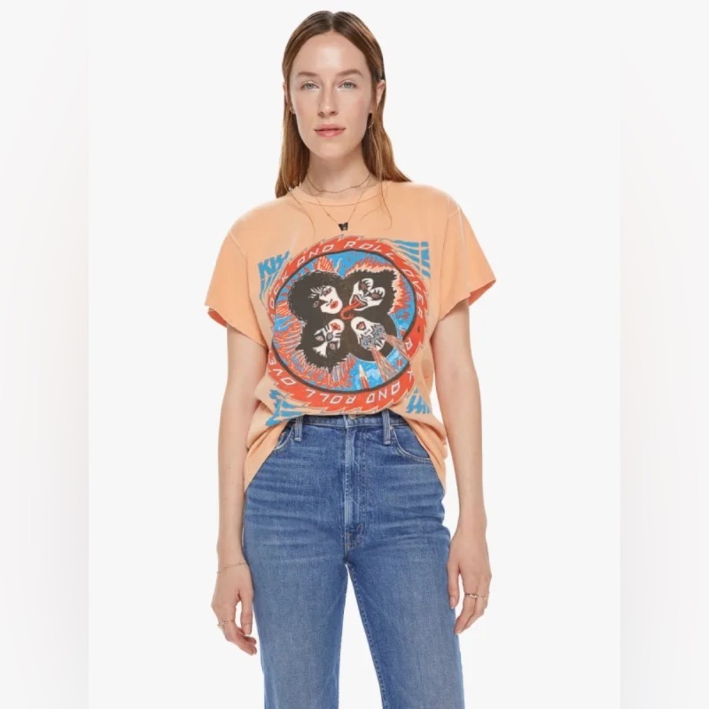 RARE MADEWORN NWT Kiss Rock & Roll Tee—S